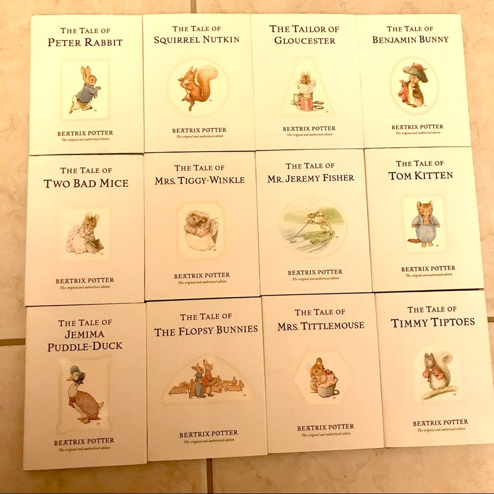 The Tale of Peter Rabbit Lot 12 books Beatrix Potter Collection